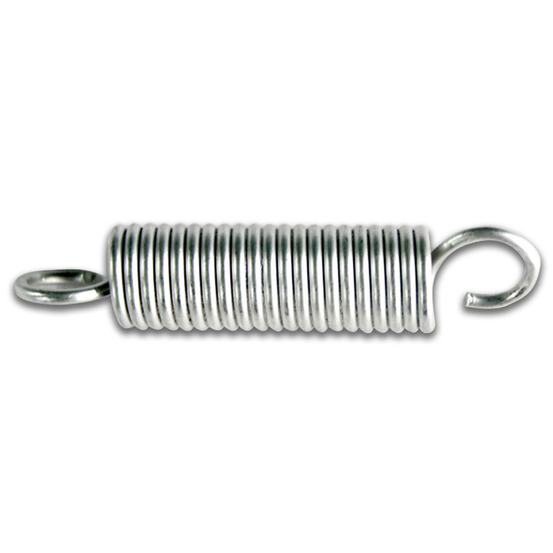Extension groove assembly stretch spring