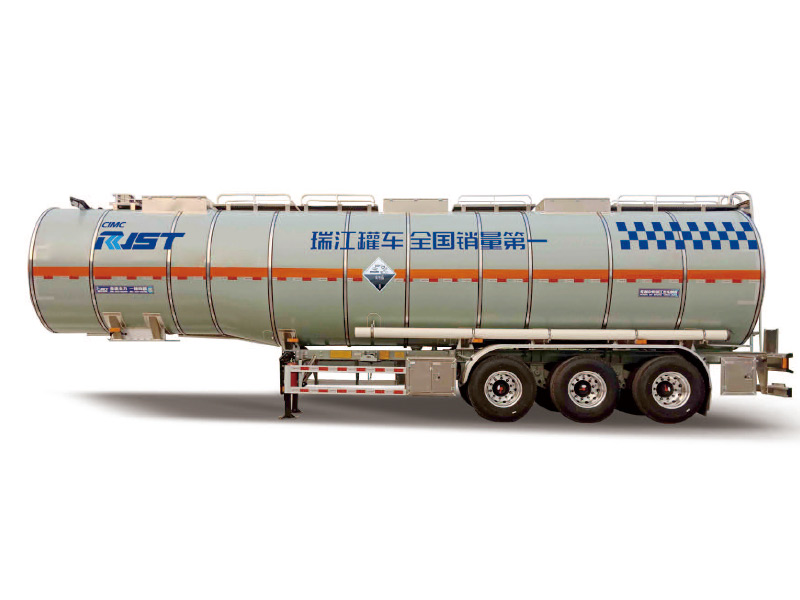30-50m³ Aluminium alloy corrosive material tank transport semi-trailer (glacial acetic acid)