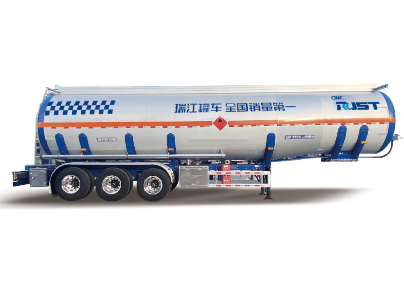 Aluminum alloy fuel tank transport semi-trailer (methanol) 30-50m³