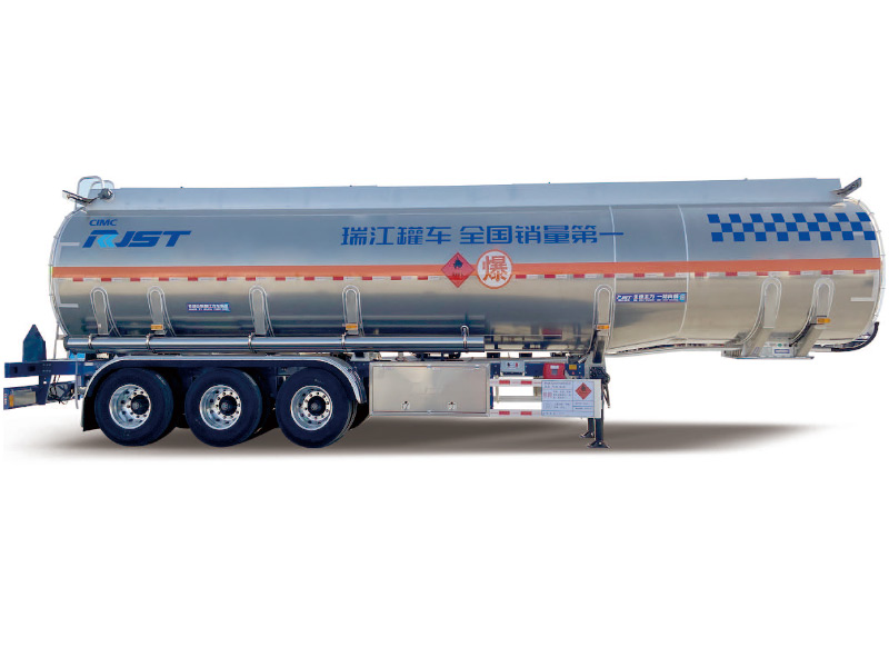 Aluminum alloy oil transport semi-trailer30-50 m³