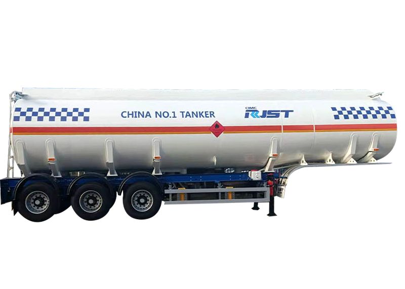 CIMC RJST 42m³ 6 compartments aluminum alloy hazardous chemicals tank semi trailer