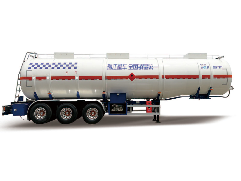 30-50m³ Stainless steel flammable liquid loads transport tank semi-trailer